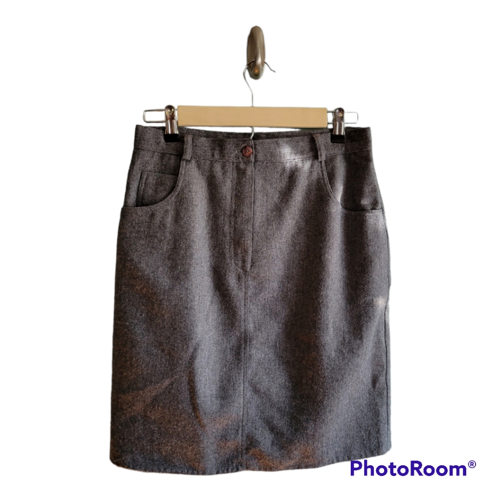 Vintage Matter Of Degrees Wool Skirt